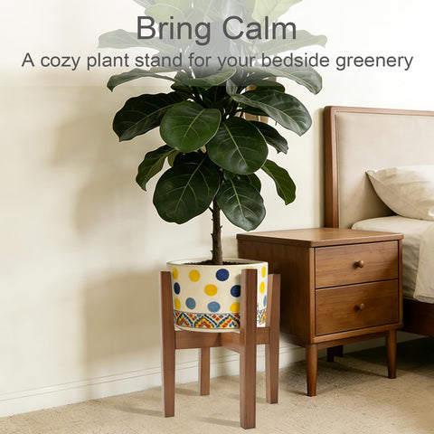 Indoor decor scene featuring Lissomballon plant stand as a stylish accent