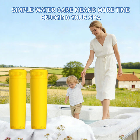 Four-pack provides convenient spa care and ongoing comfort.