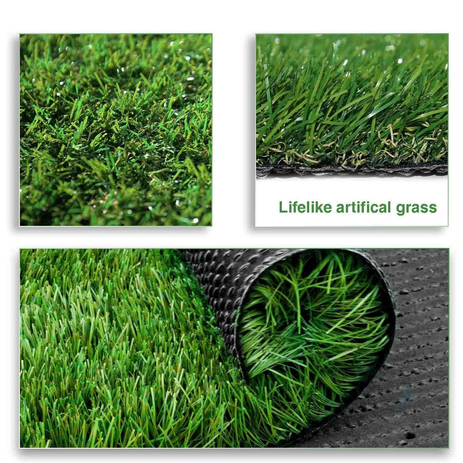 LITA artificial grass turf durability-pp-yarns suggests long-lasting, easy-clean lawn.