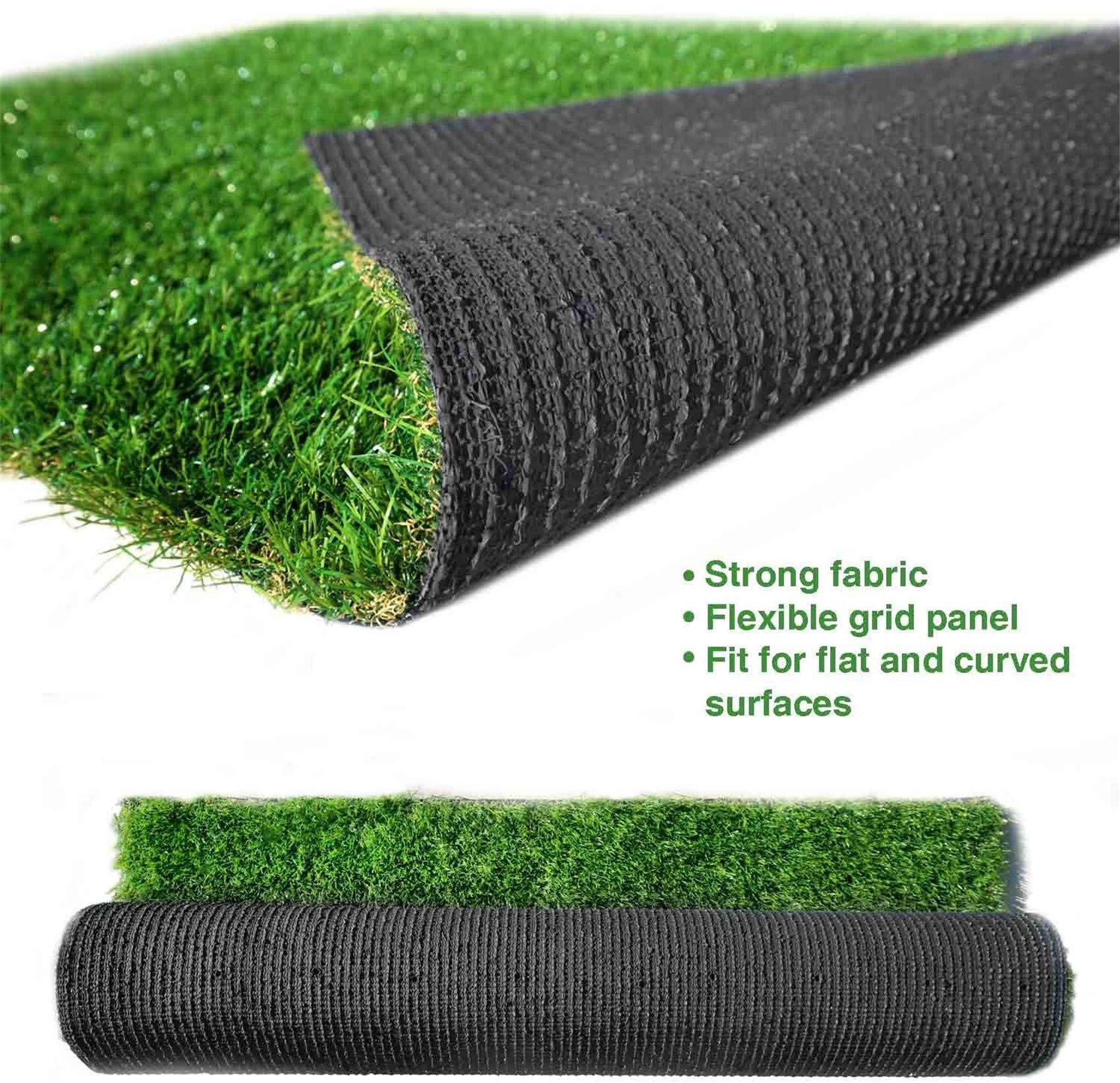 LITA Realistic Deluxe Artificial Grass wide shot displays uniform color and year-round greenery.