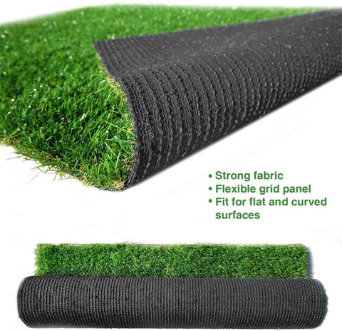 LITA Realistic Deluxe Artificial Grass wide shot displays uniform color and year-round greenery.
