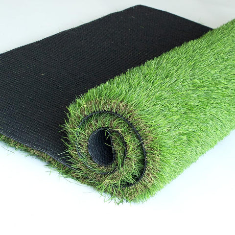 LITA thick artificial grass 4x10ft close-up shows lush fiber texture for year-round greenery.