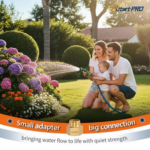 LitartPRO packaged adapter included with fittings for quick setup