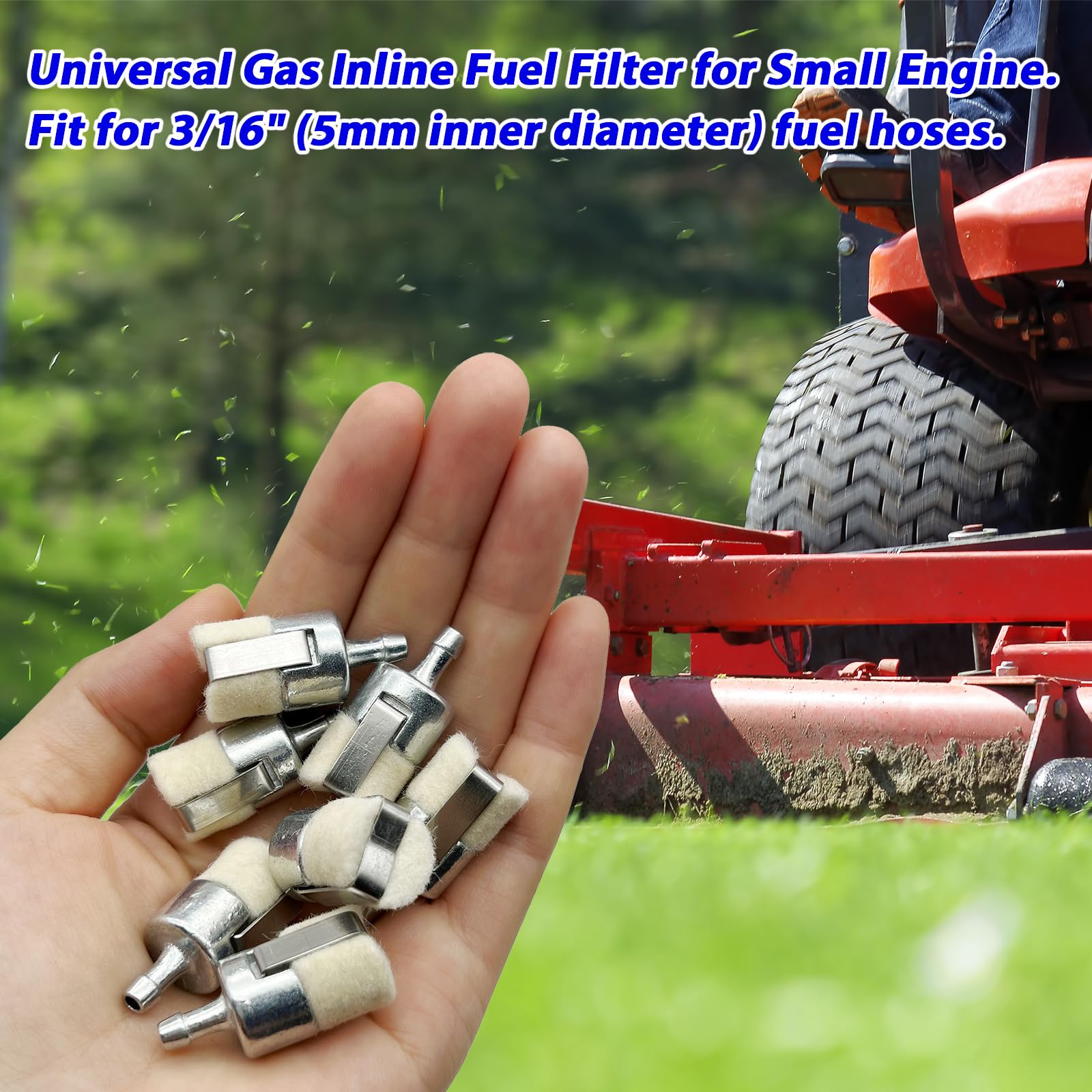 LiteTour fuel filter for Stihl FC75/FS85 enables quick replacement