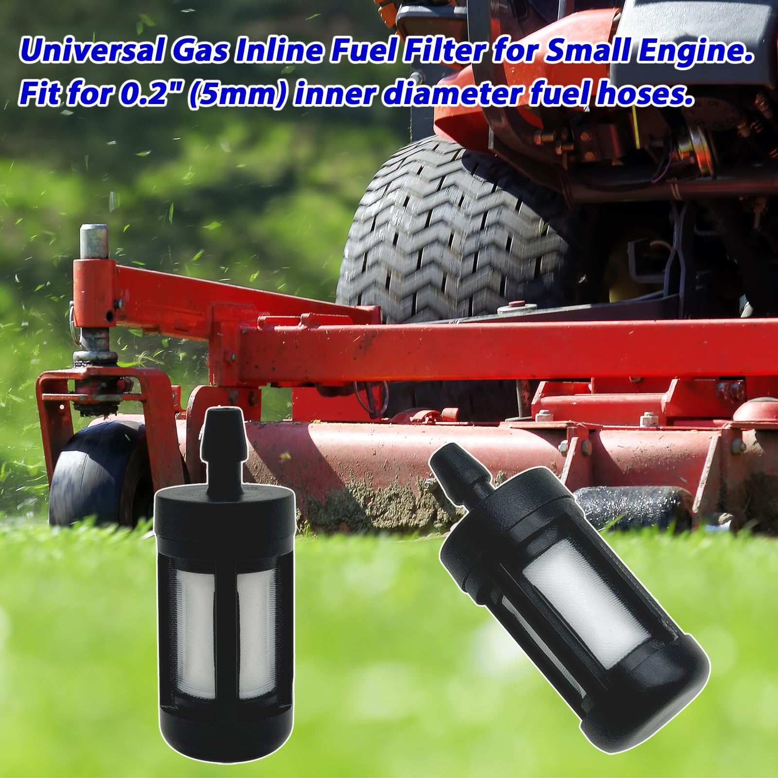 LiteTour fuel filter showing Zama ZF-1 compatibility for multi‑brand use.