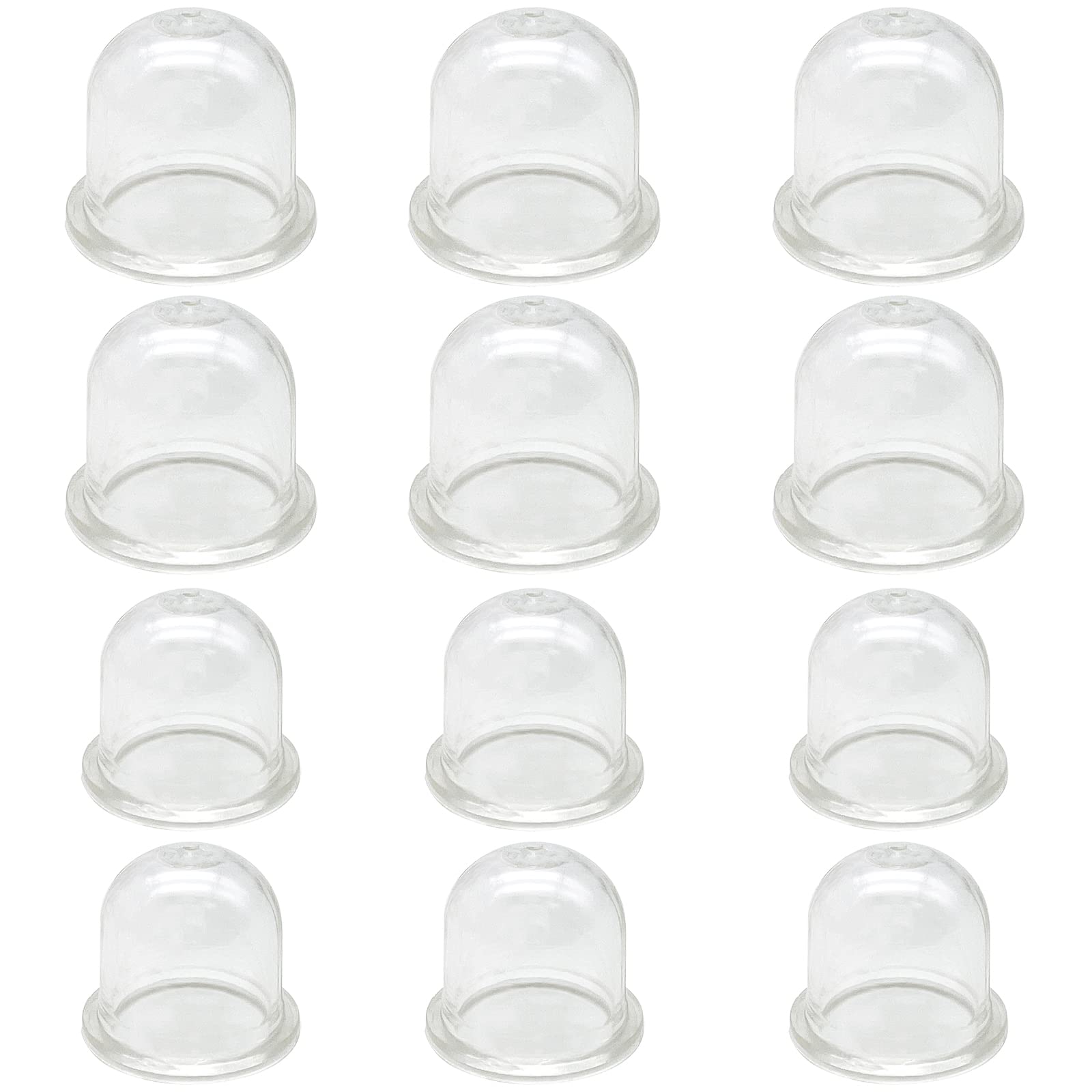 LiteTour primer bulb 18.5mm in clear housing for carburetor maintenance.