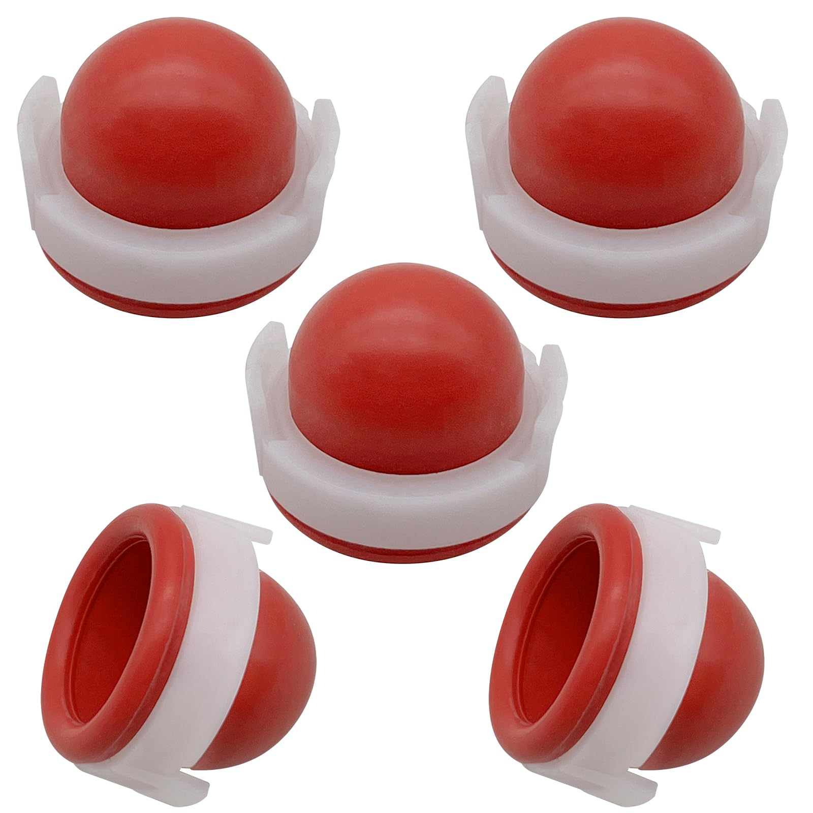 LiteTour primer bulb 694394 front view highlighting durable rubber for Briggs & Stratton engines.