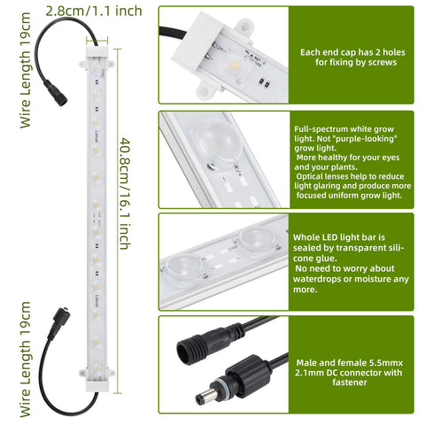 Included extension cables for flexible wiring with Litever kit.