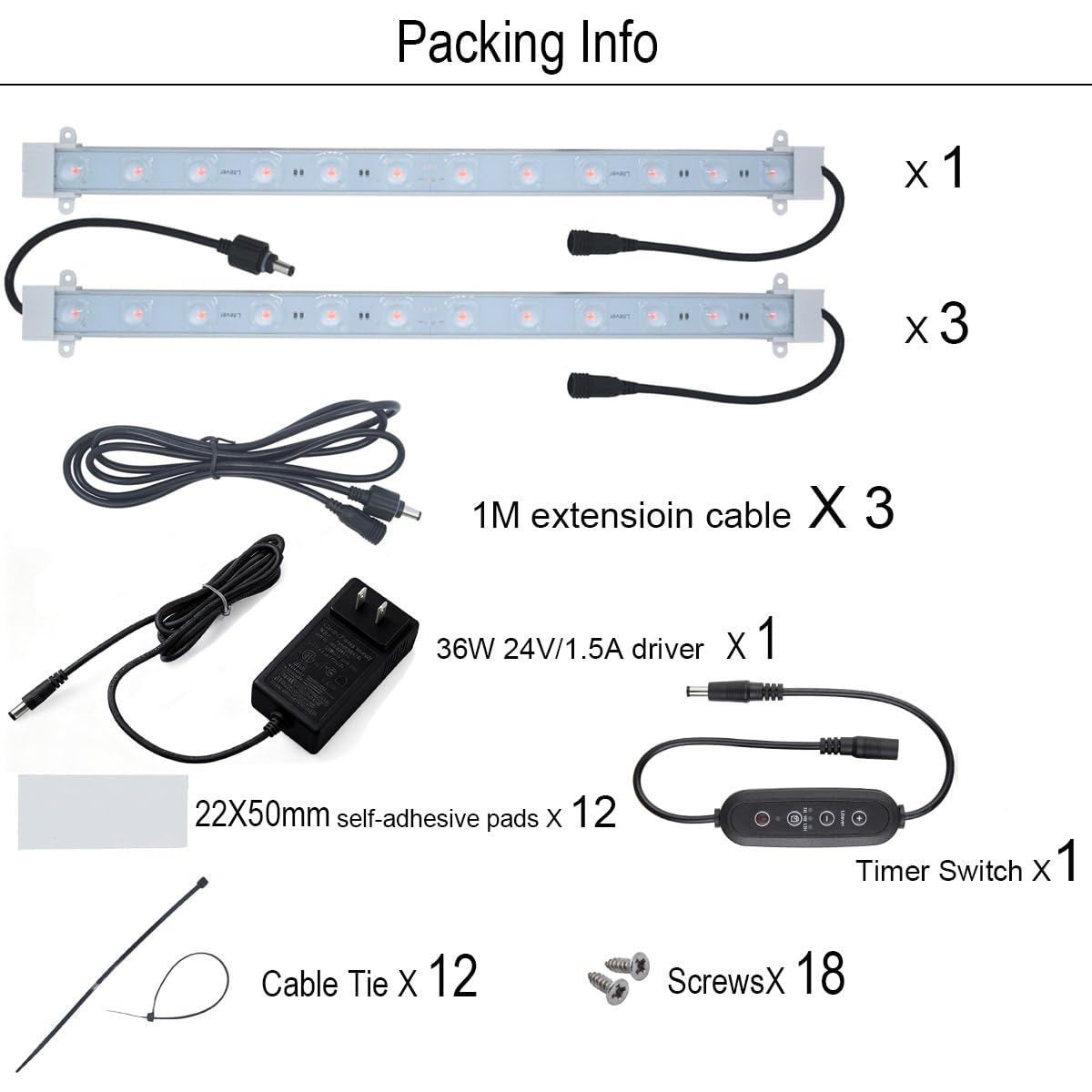 Close-up of Litever kit with mounting clips for easy install.