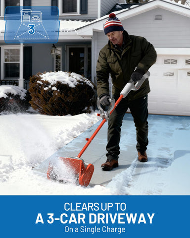 A Litheli user holds the adjustable handle for comfortable extended use.