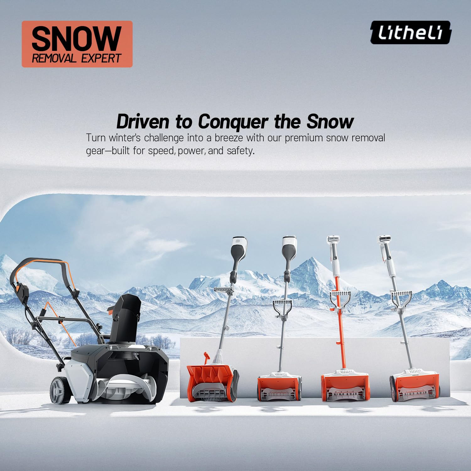 Litheli durable winter-ready construction under cold conditions.