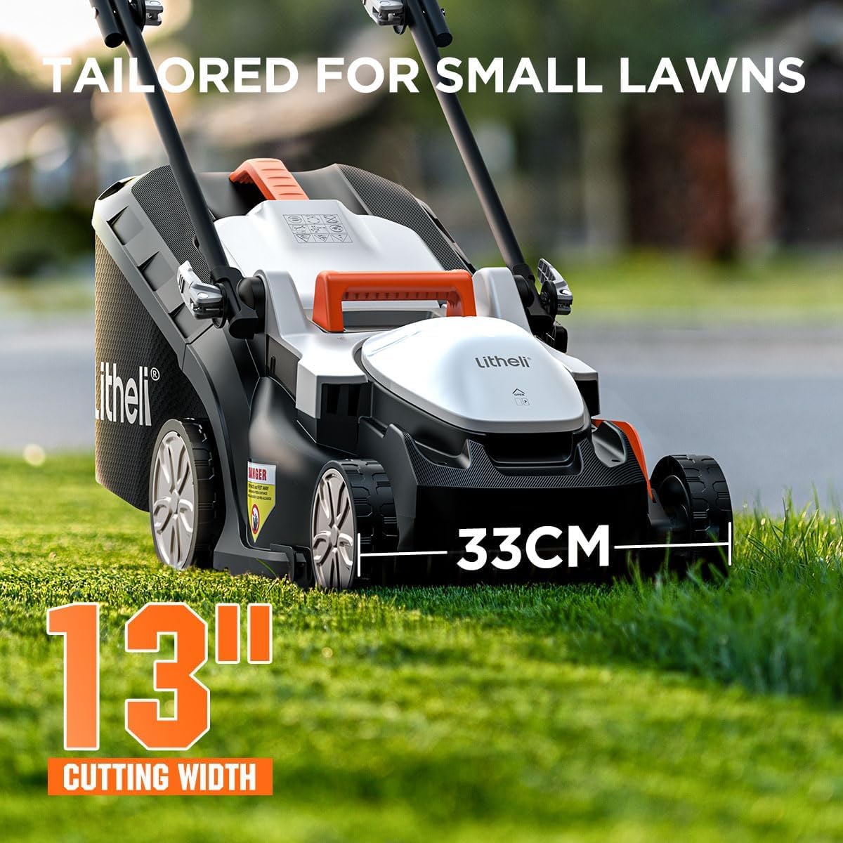 LiTHELi U20 Handy 20V motor close-up highlighting powerful cutting capability.