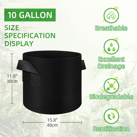 LITLANDSTAR breathable nonwoven fabric pots for healthy root growth