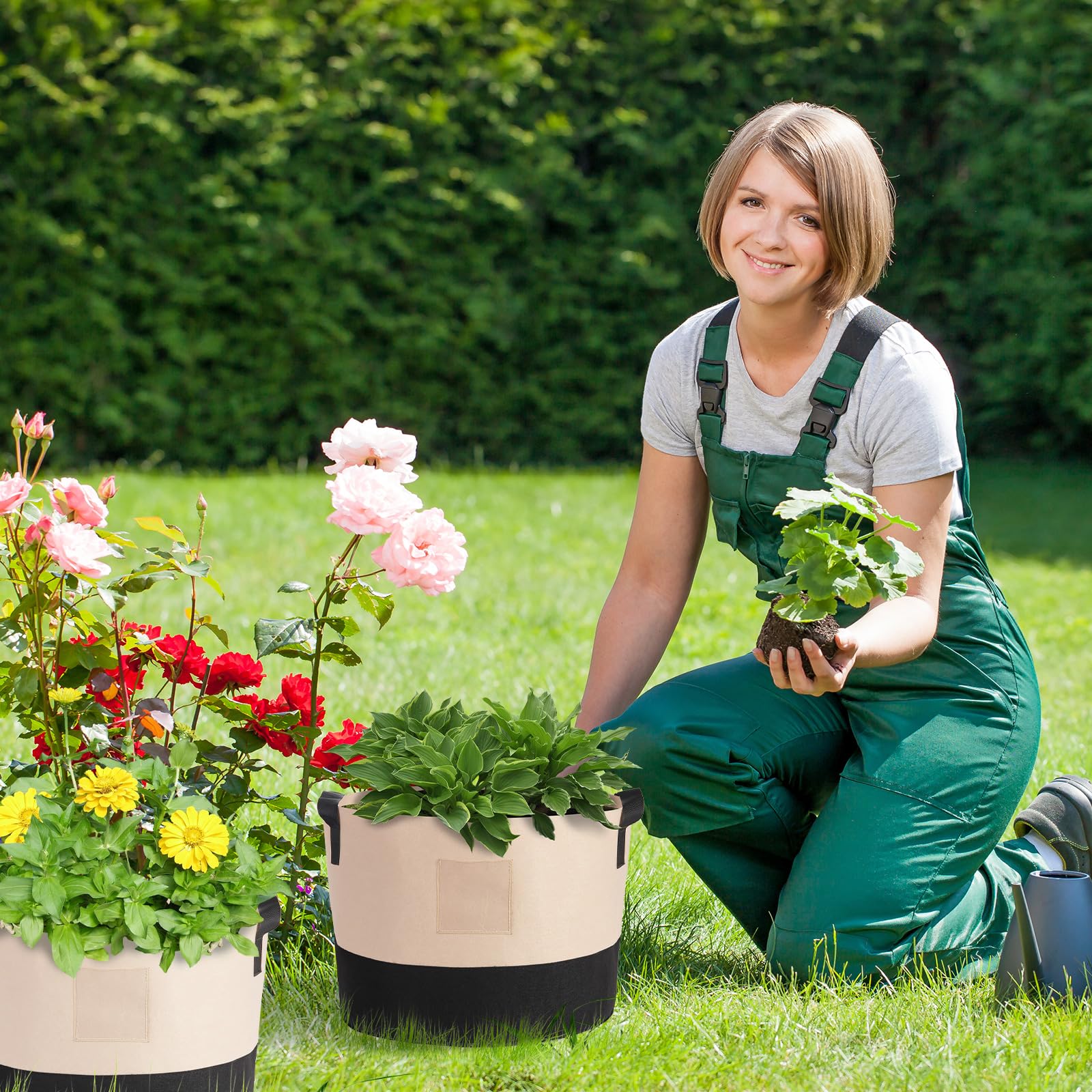 LITLANDSTAR bag suitable for indoor or outdoor planting across versatile spaces.