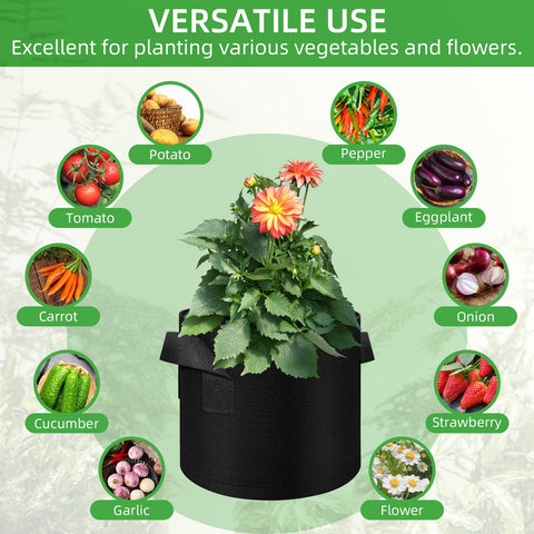 LITLANDSTAR reusable vegetable grow bags for multi-season use