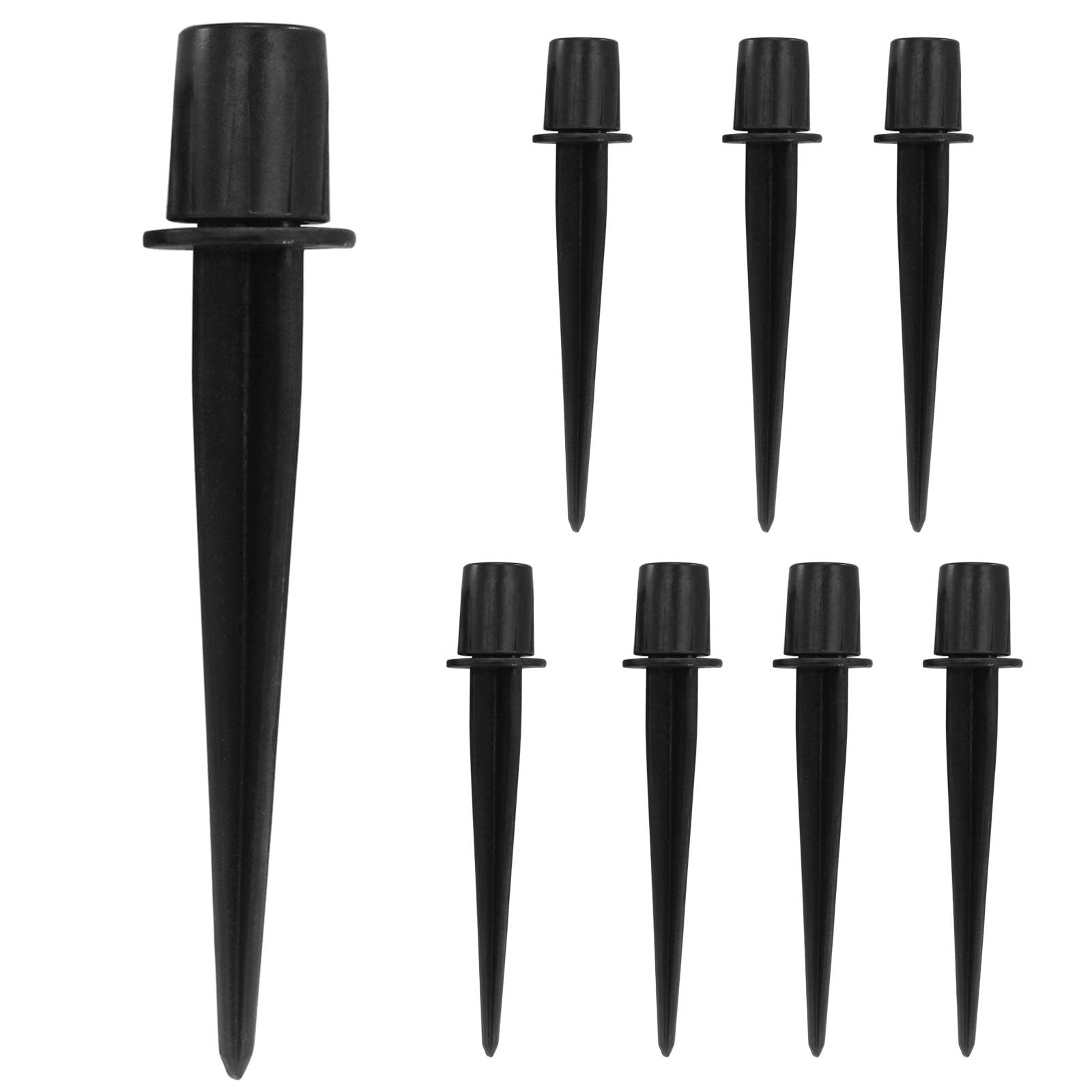 Litoexpe 8-pack metal solar light stakes for durable outdoor lighting