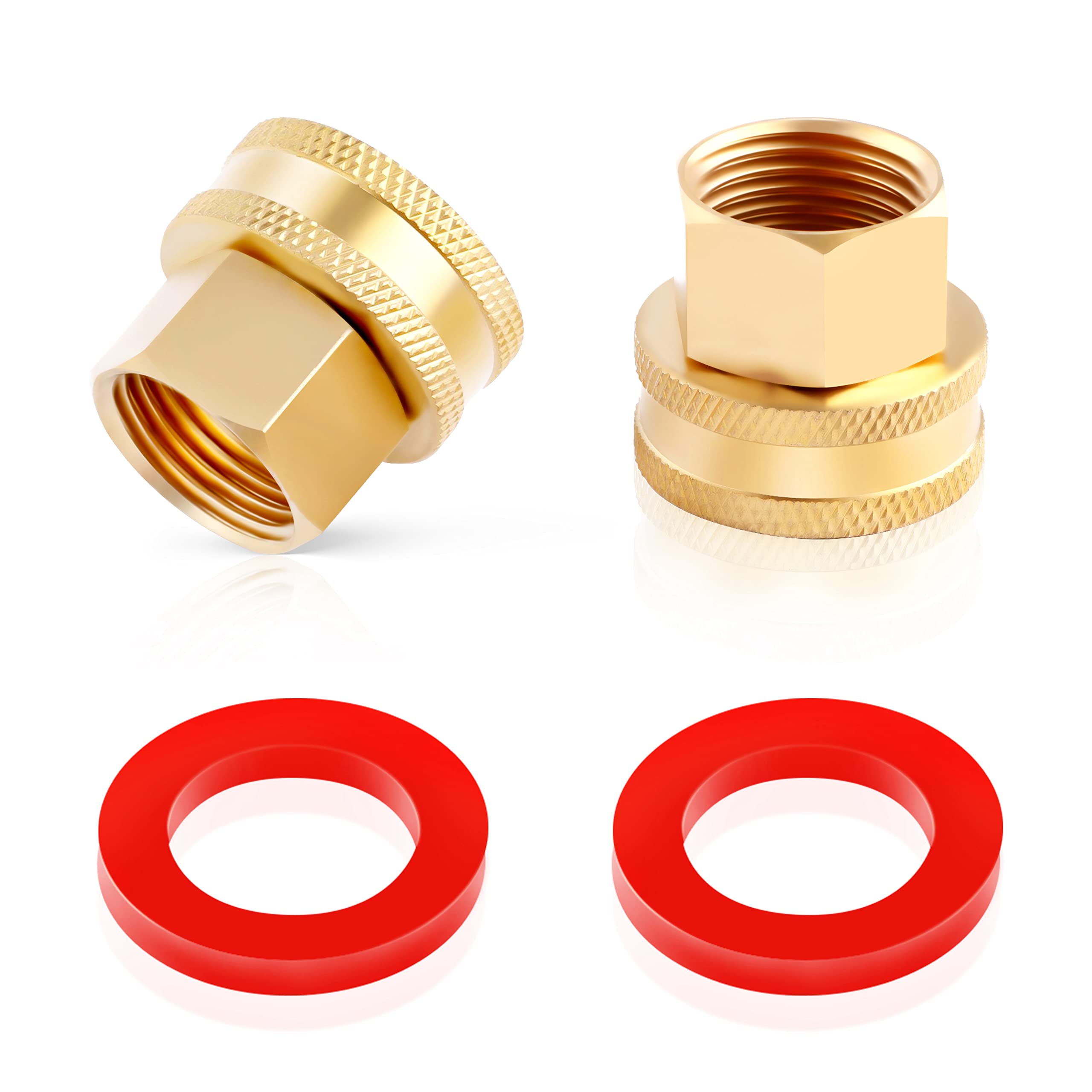 LitOrange lead-free brass connector close-up shows a secure, leak-free fit.