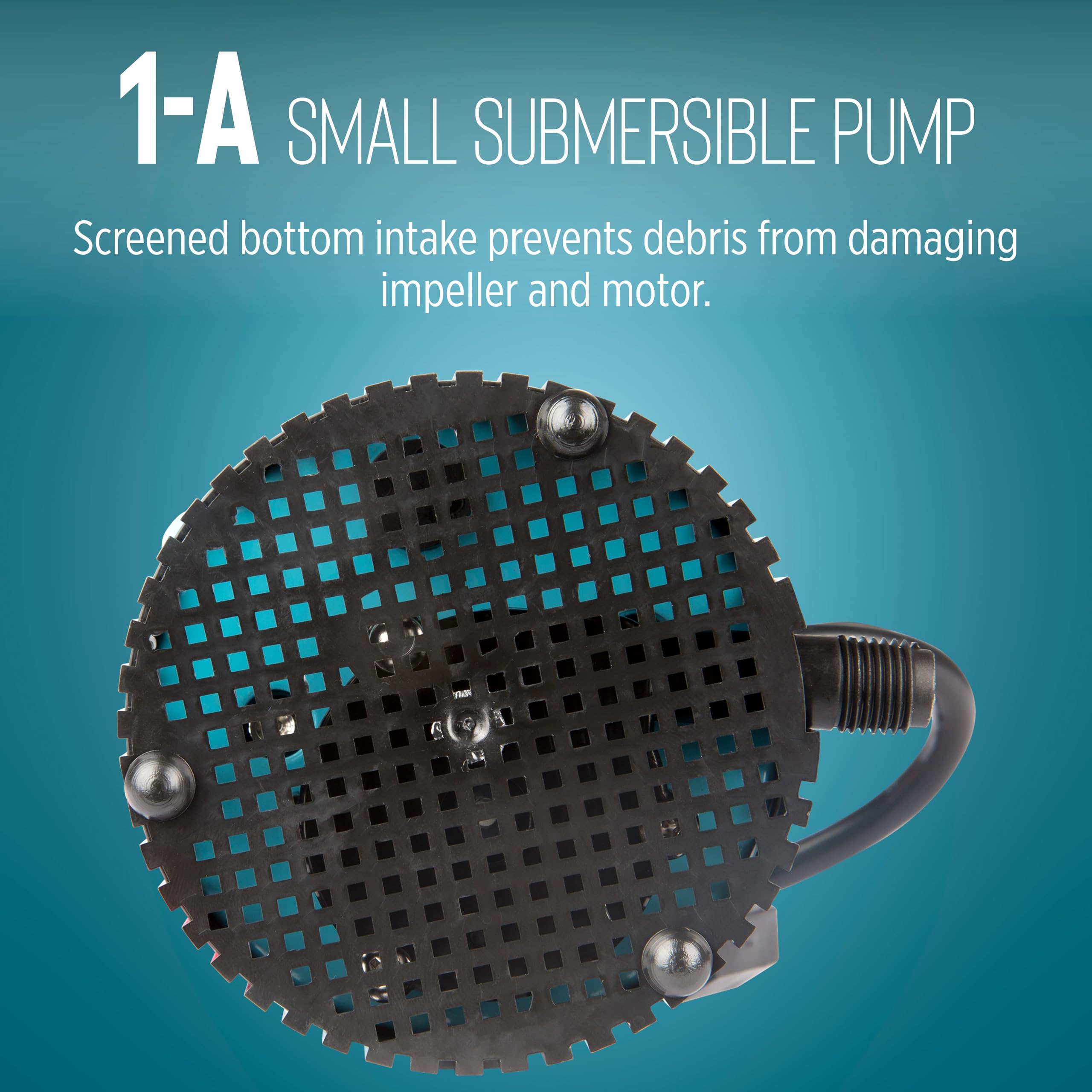 Little Giant 1-A 1/4-inch discharge enables flexible piping for small setups.