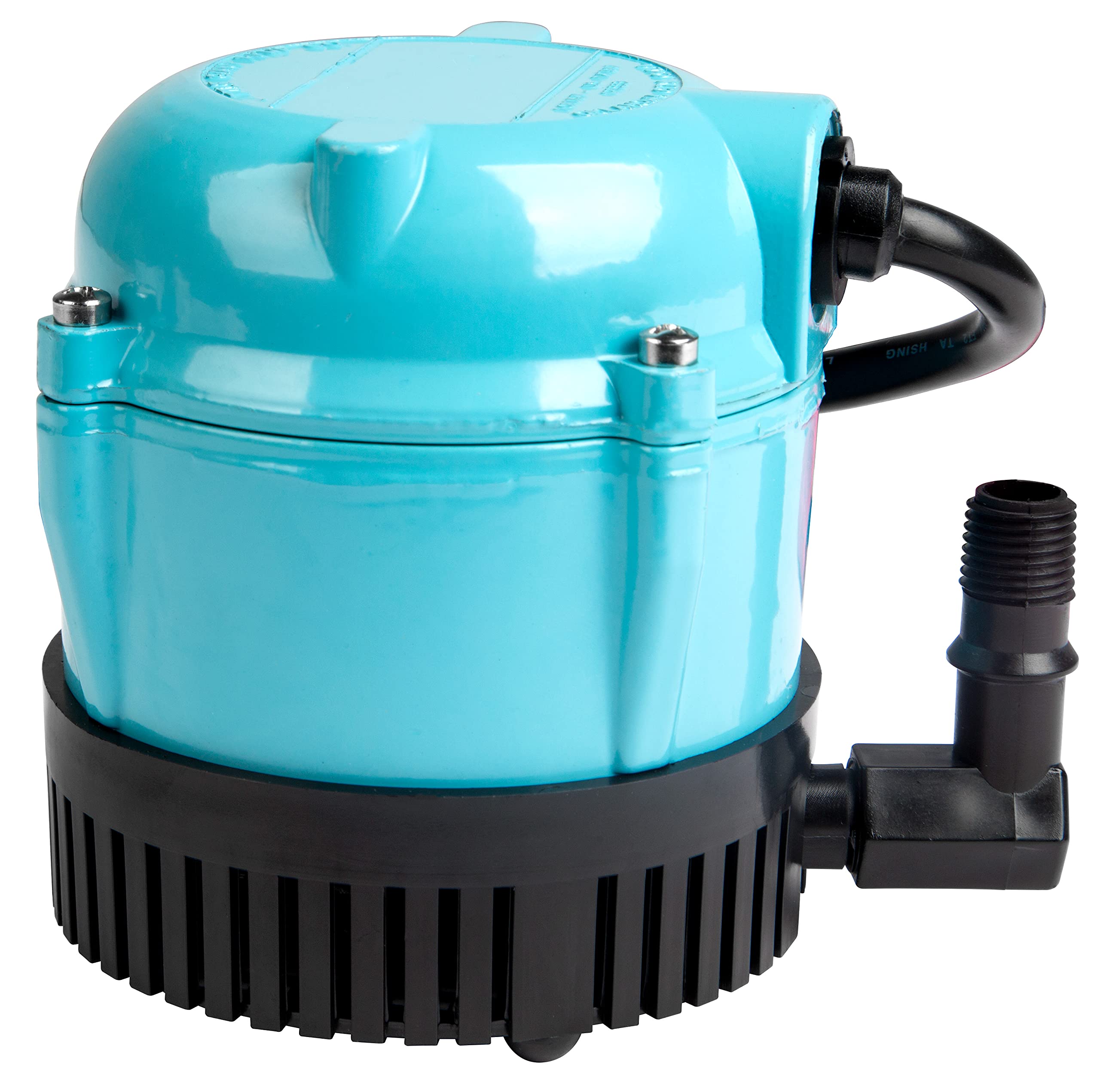 Little Giant 1-A pump with oil-filled motor for durable fountain operation.