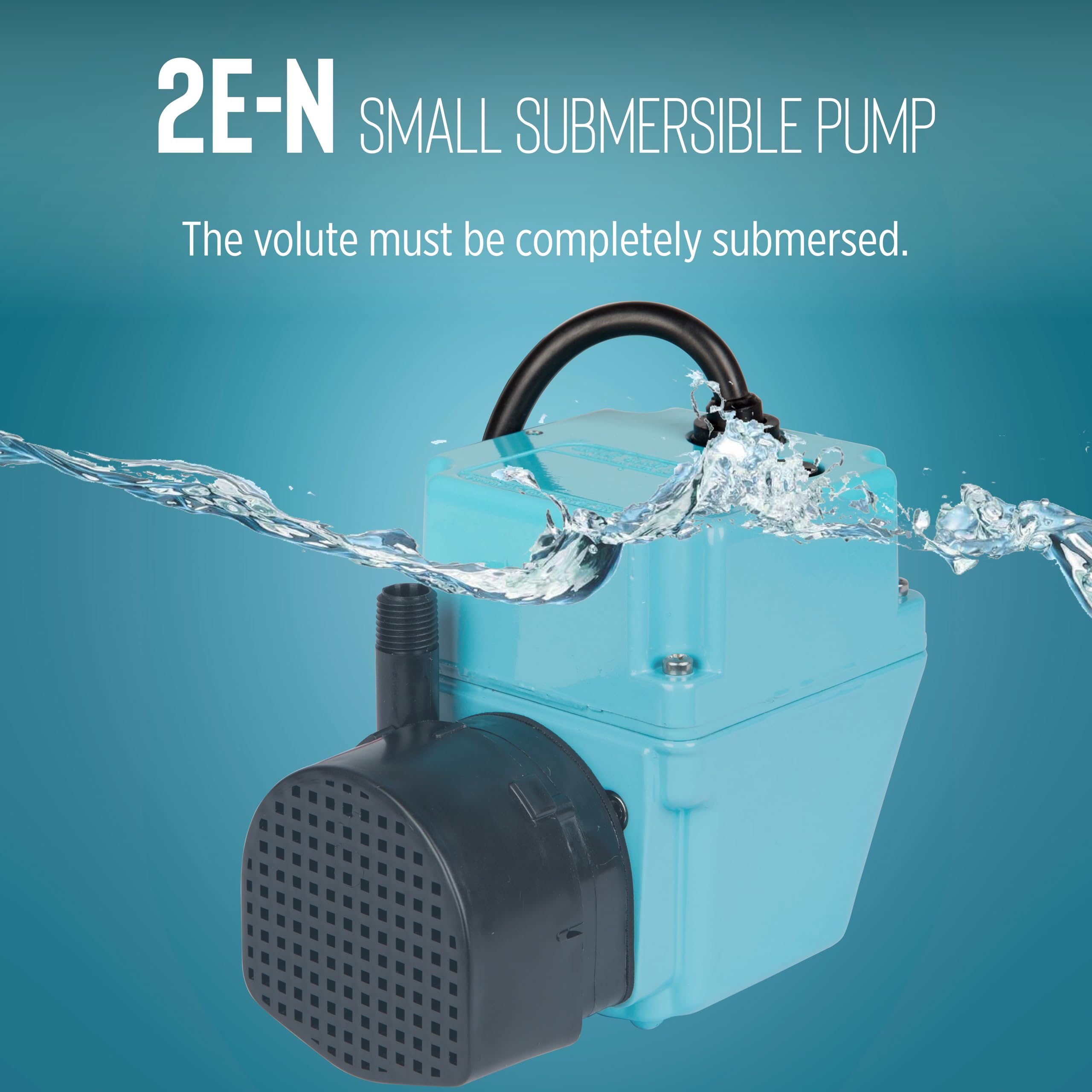 Little Giant 2E-N 11.8 ft shut-off capability supports vertical lift in pools
