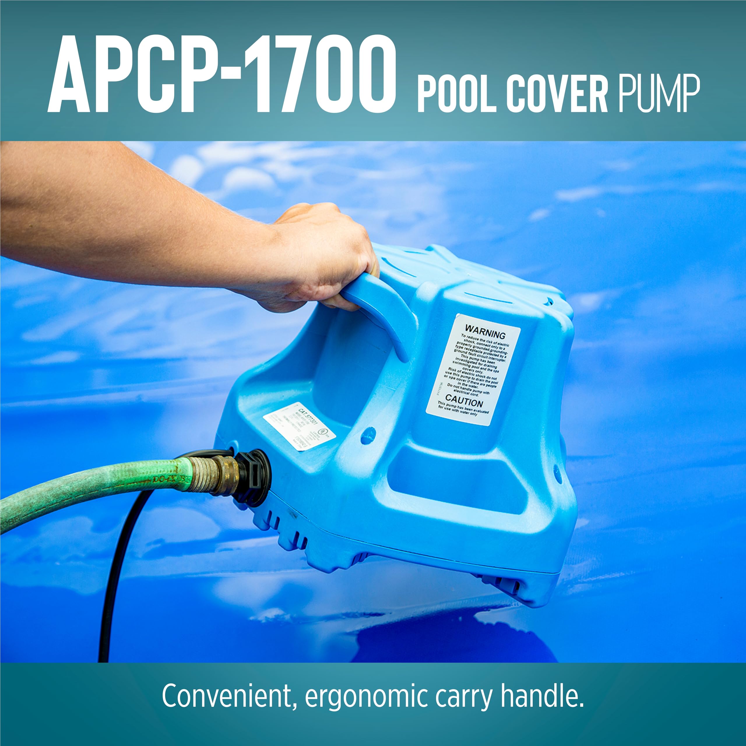 Little Giant APCP-1700 25-foot cord provides flexible power reach.