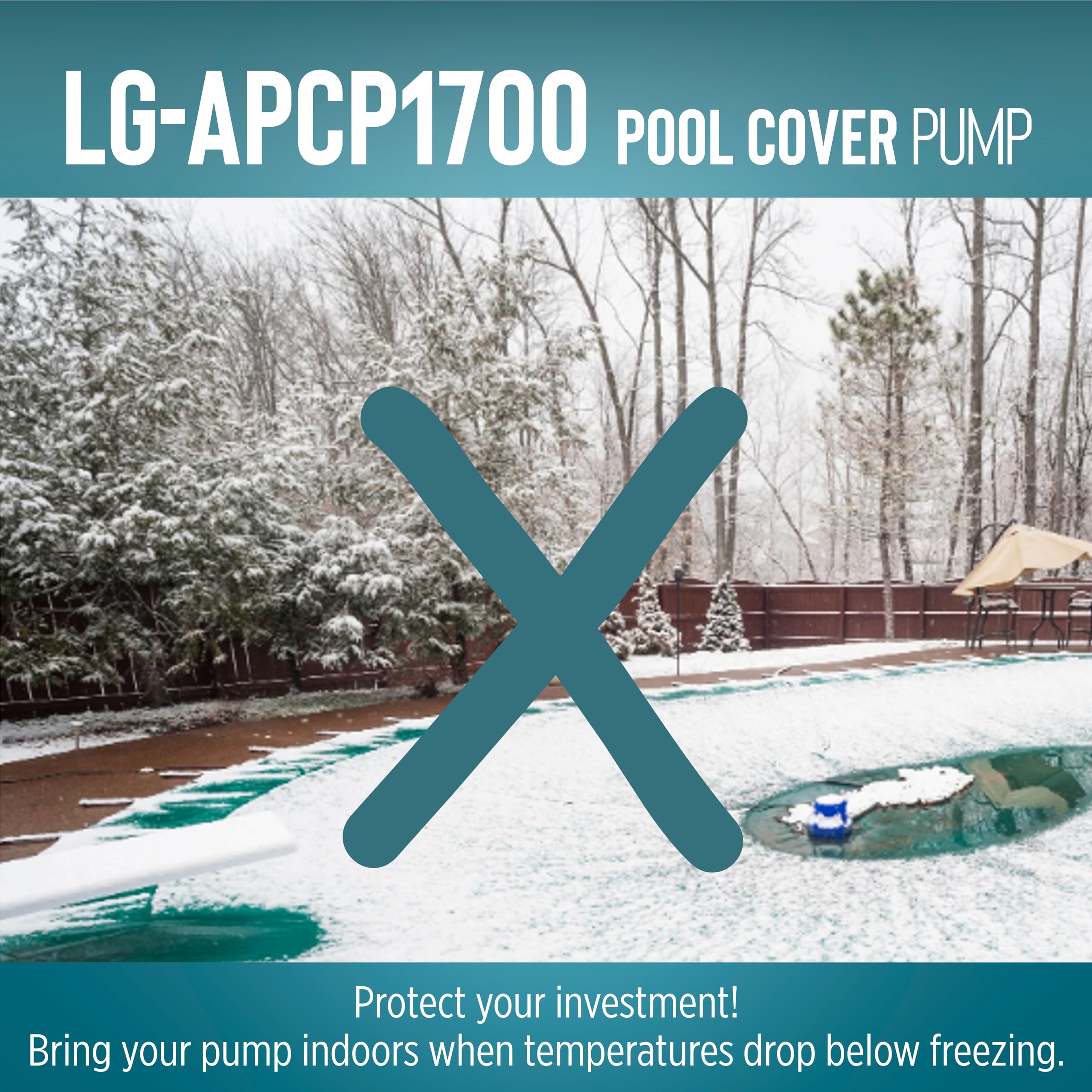 1-inch FNPT discharge on Little Giant APCP1700 for flexible piping options