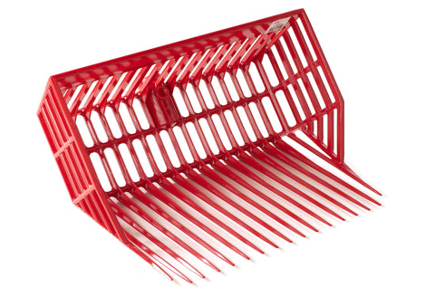 Little Giant DuraPitch II fork head with basket design for efficient scooping