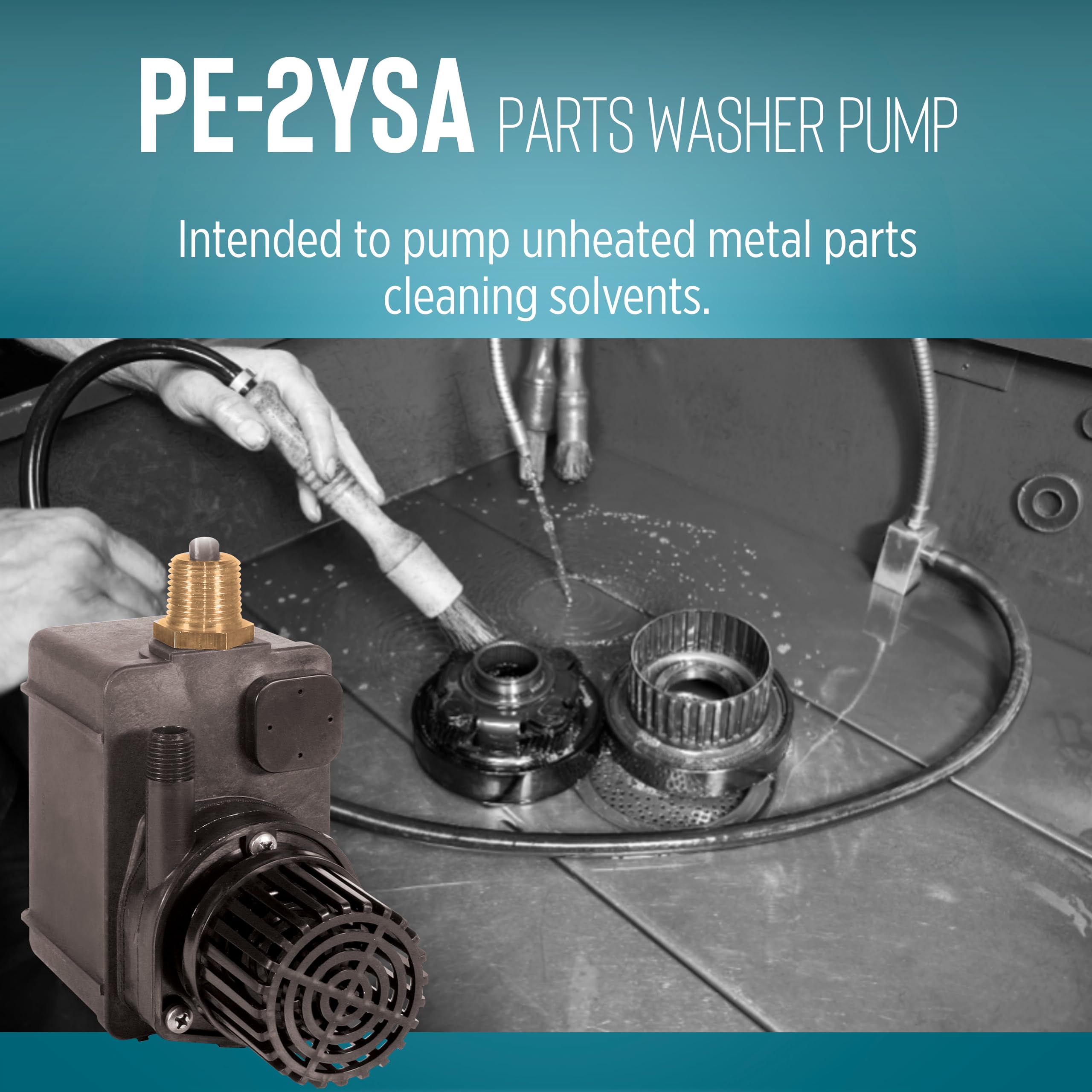 Little Giant PE-2YSA 1/4-inch MNPT discharge detailed for easy hookup