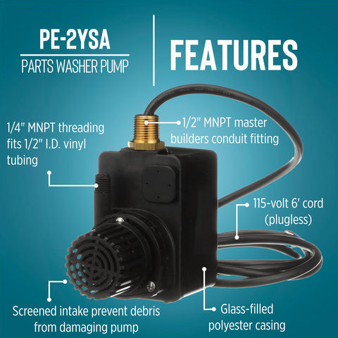 Little Giant PE-2YSA epoxy-encapsulated motor supports reliable submersible operation