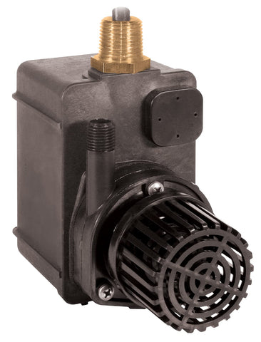 Little Giant PE-2YSA pump exterior with durable glass-filled polyester housing for durability