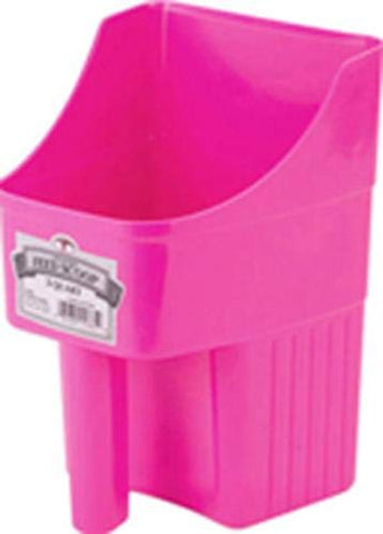 Little Giant feed scoop with measurement marks for precise portions.