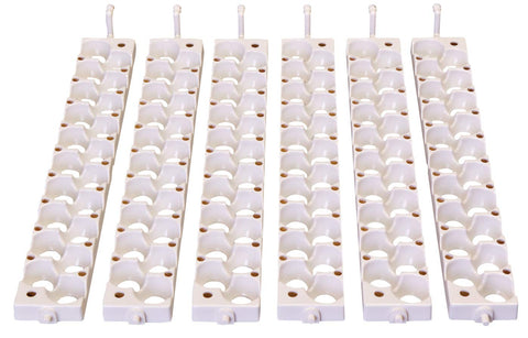 Little Giant quail rails for Turner incubator maximize 120-egg capacity.