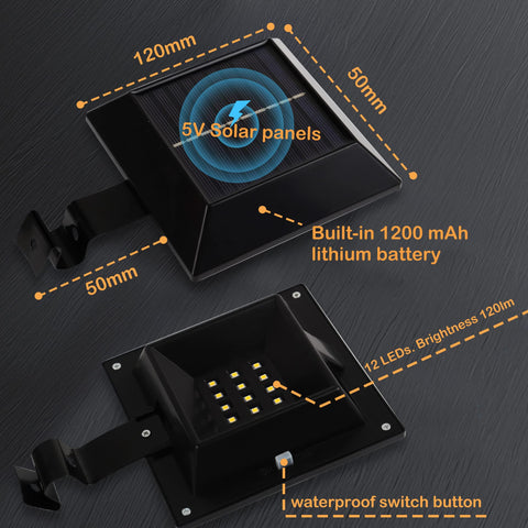 Solar panel and battery charging of the Little Joke flag pole light in daytime.