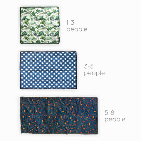 Little Unicorn water-resistant fabric dries fast after splashes or rain showers.