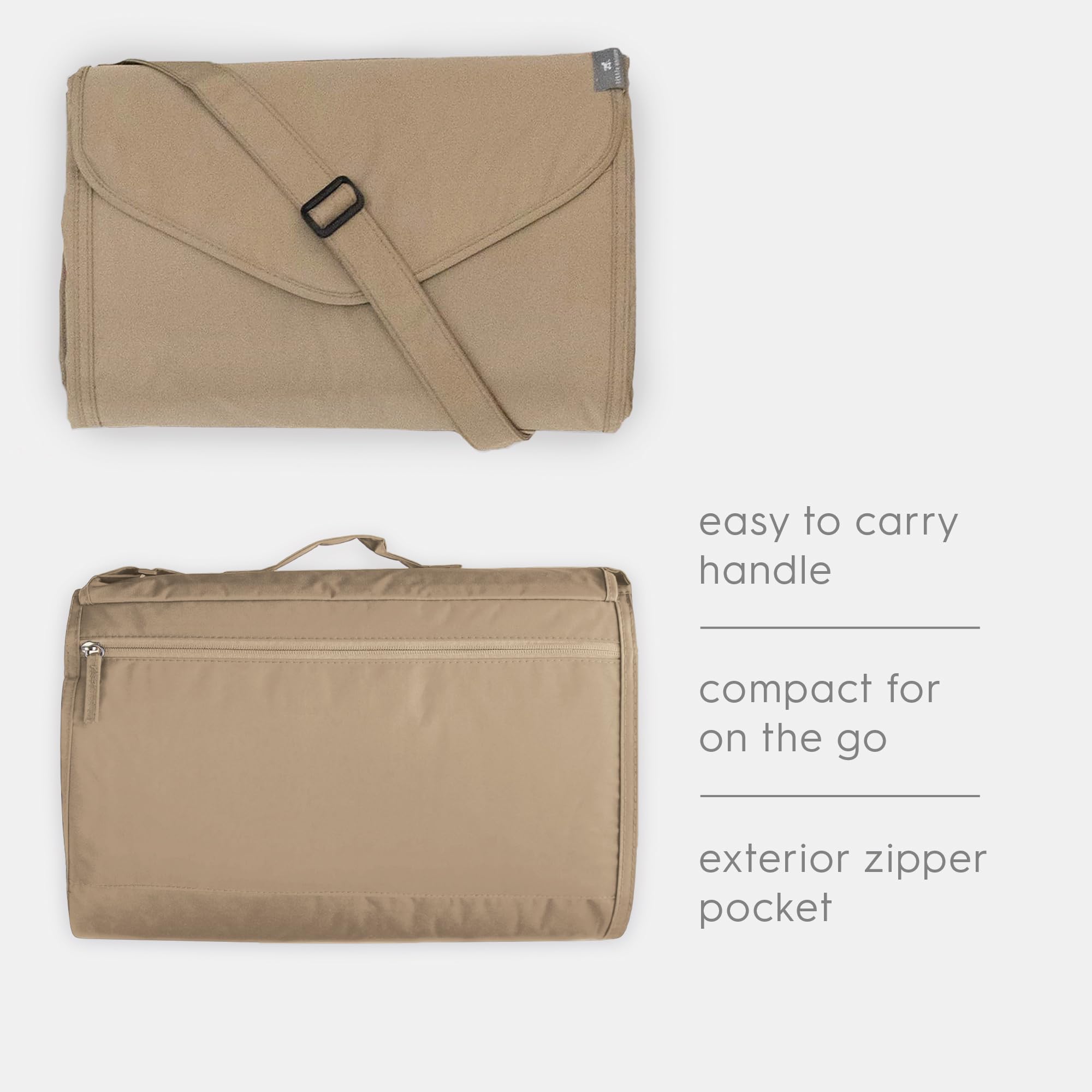 Little Unicorn xl picnic blanket easy-clean surface makes post-event cleanup quick.
