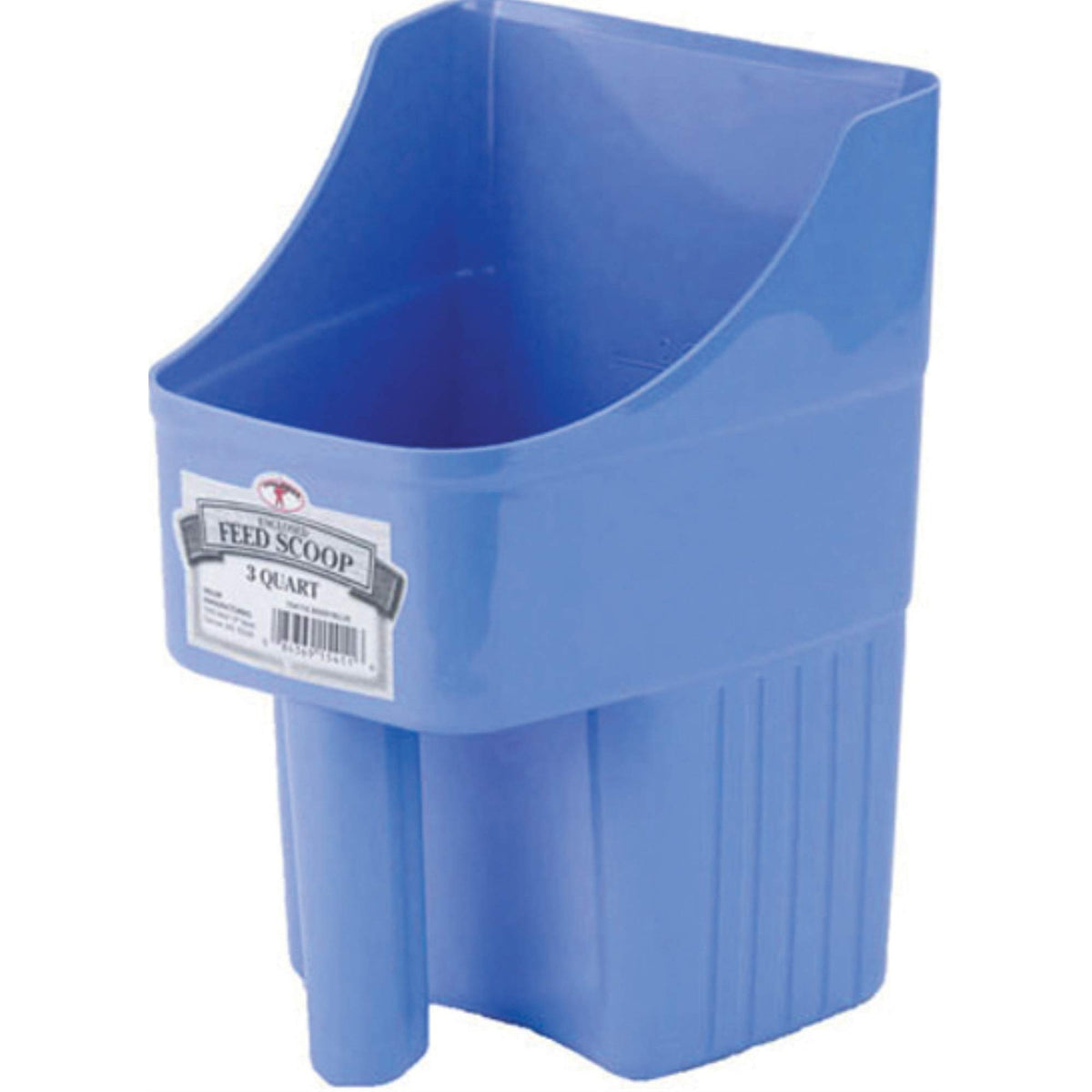 Little Giant plastic enclosed feed scoop 3-quart with measurement marks for precise feeding