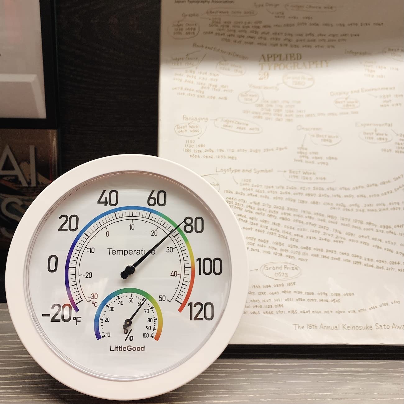 White ABS shell of LittleGood adds stylish decor while tracking indoor conditions