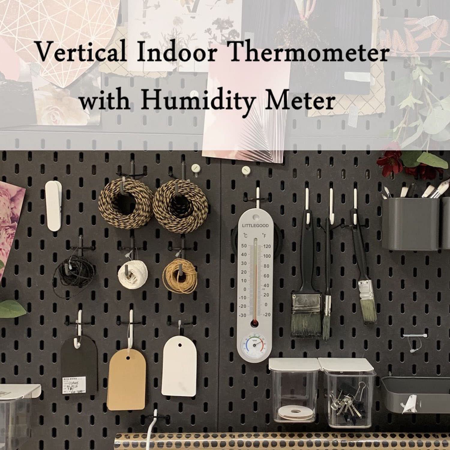 LittleGood temperature-humidity indicator helps monitor room conditions at a glance