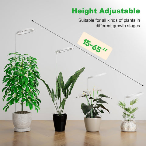 Little Joke grow light pictured in a living room blending with decor