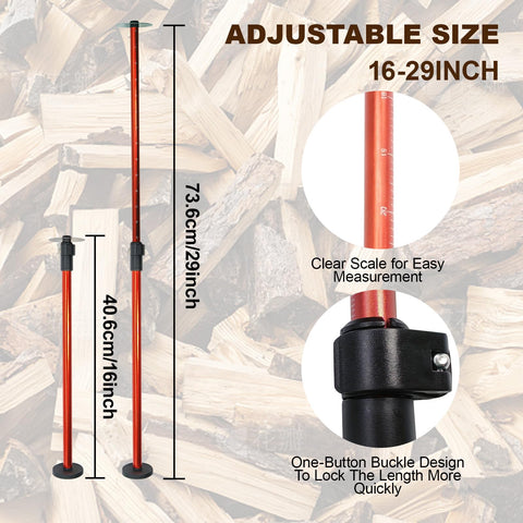 LittleVoleSherry magnetic log marker for chainsaw keeps measurements aligned during cutting