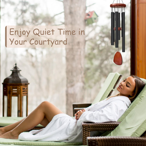 Litu weather-resistant wind chimes withstand diverse climates for year-round use.