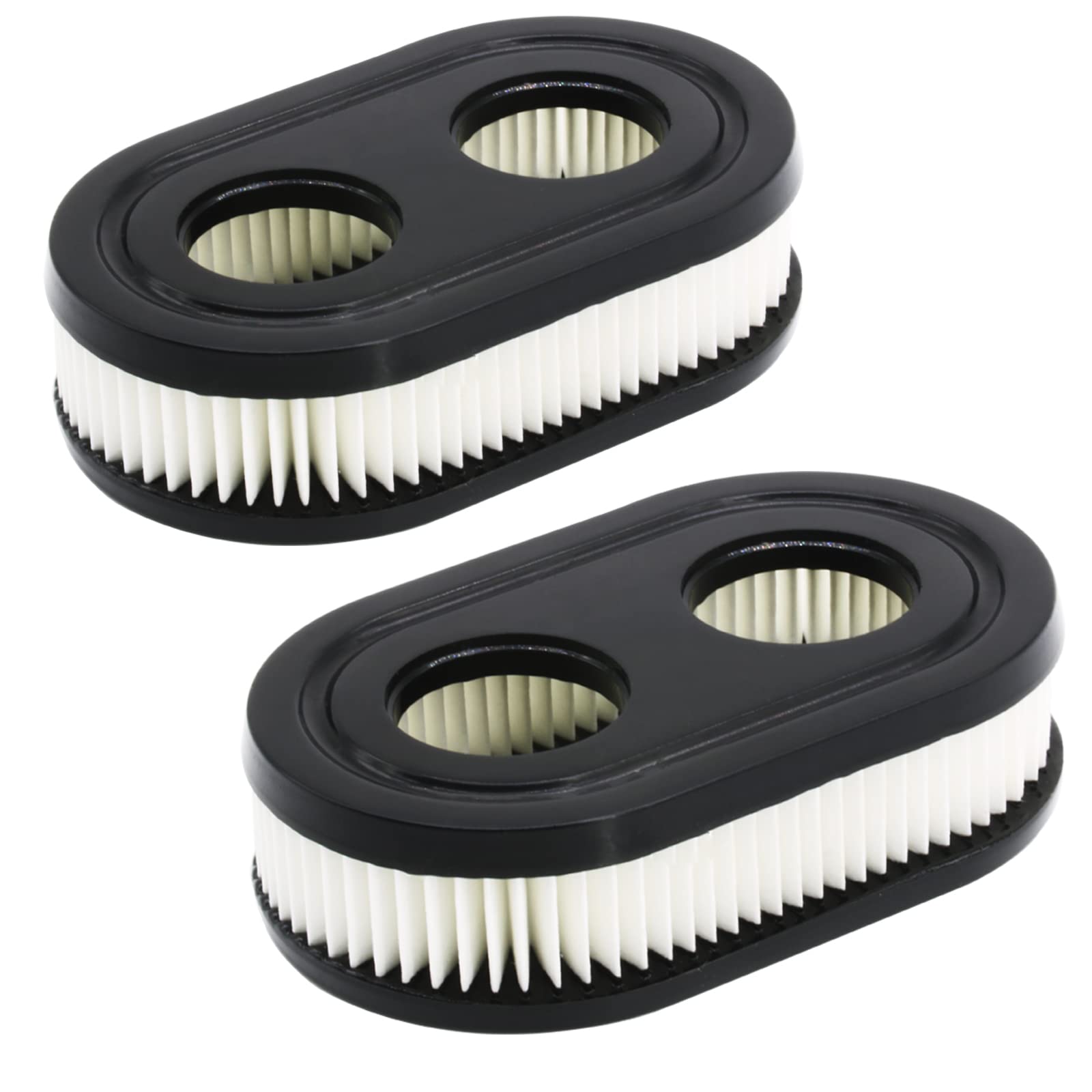 LiuTaoWMX 593260 air filter for lawn mower blocks fine particles to protect the engine.