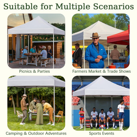 LIUJIAYI 10x10 canopy top fits straight-leg frames only.