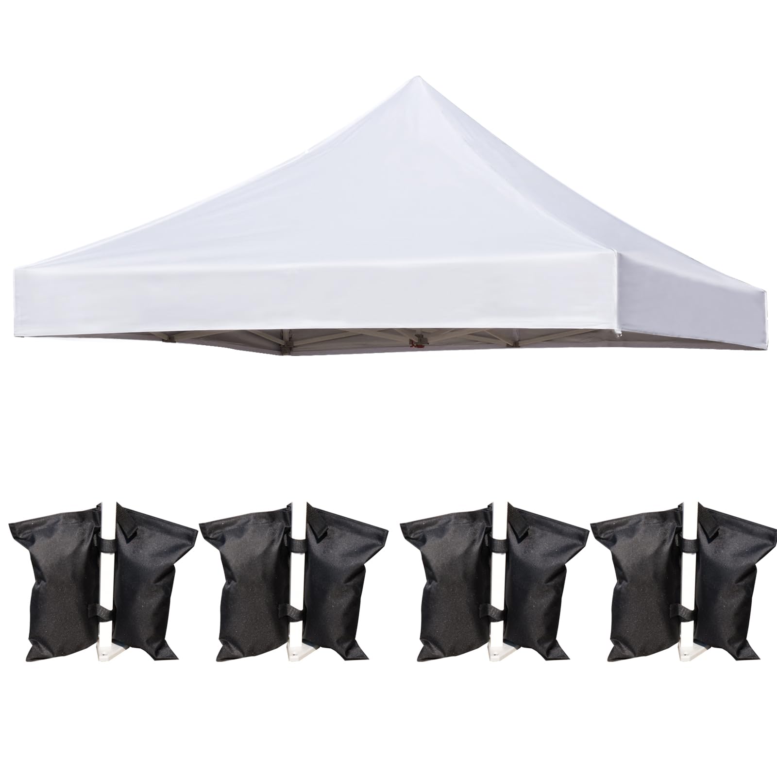 LIUJIAYI 10x10 canopy top with silver coating blocks heat and protects gear.