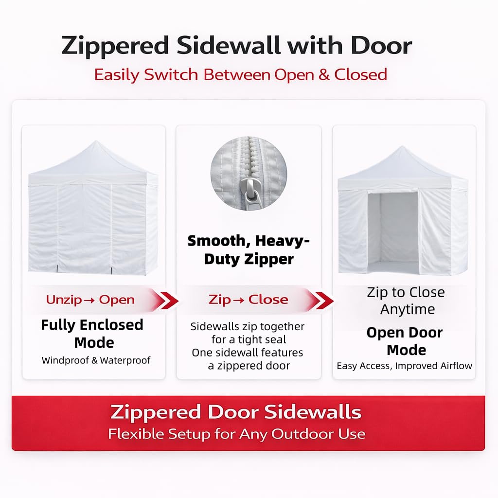 LIUJIAYI sidewalls packaged compactly for transport and quick setup.