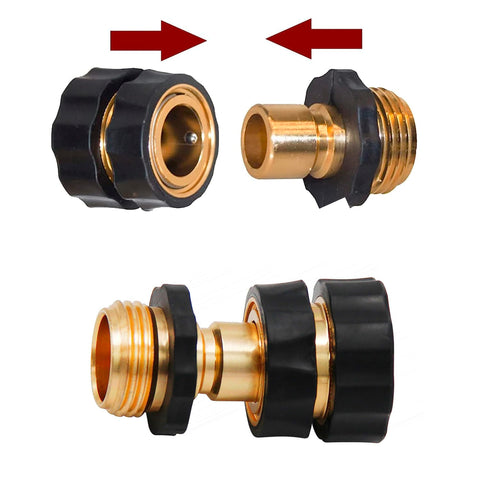 LIULO TOOL 3/4-Inch quick connect female fitting for easy, leak-free connections
