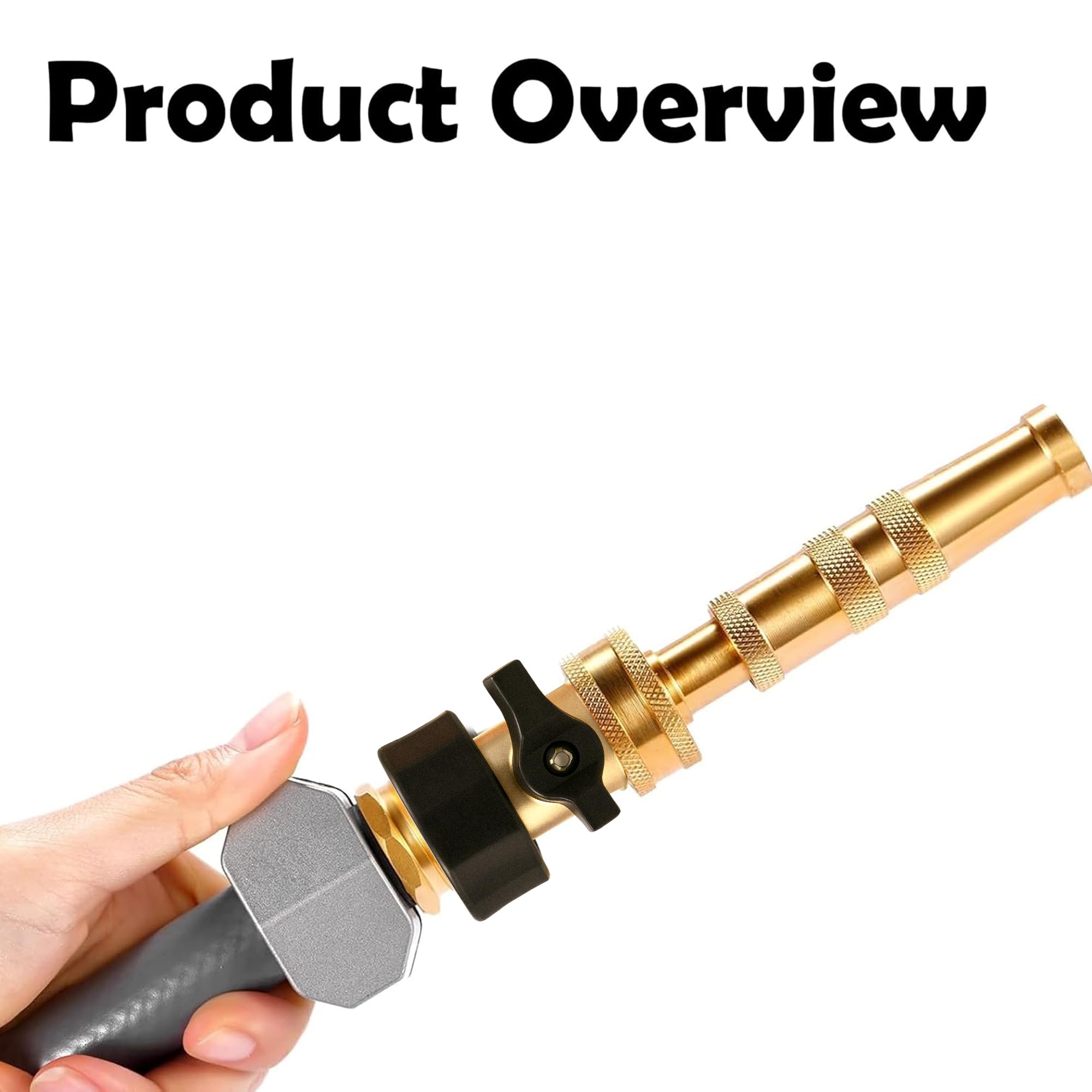 LIULO TOOL 3/4-inch thread compatibility fits standard hoses and connectors.