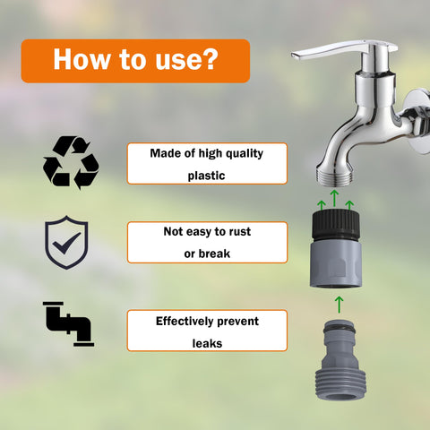 LIULO TOOL anti-corrosion hose fittings resist wear in outdoor garden environments