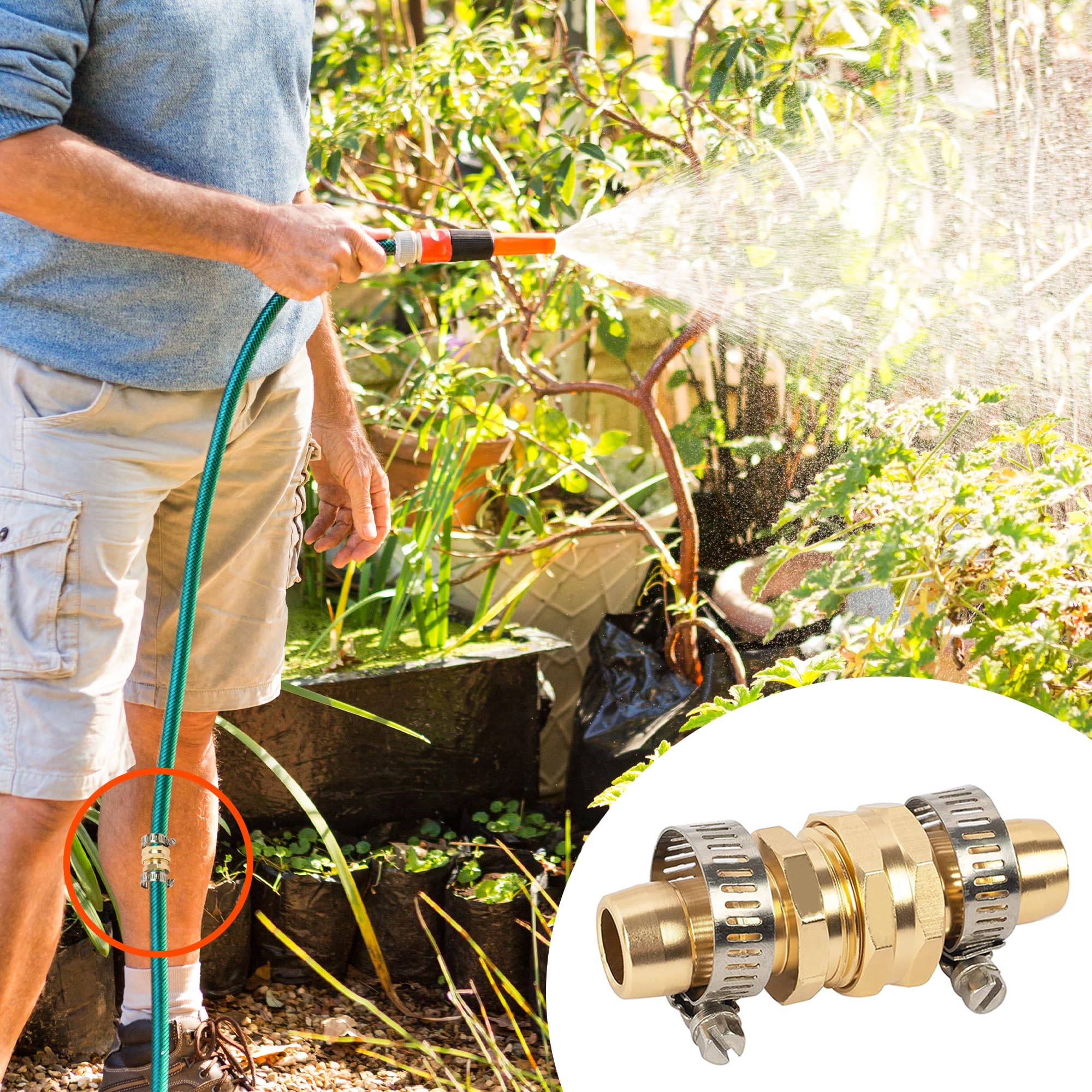 LIULO TOOL compatibility with 3/4 and 5/8 inch fittings for versatile connections.