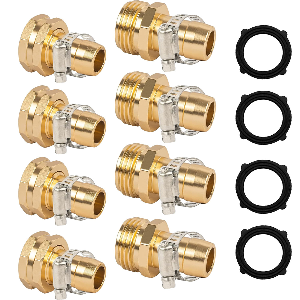 LIULO TOOL garden hose repair connector pack ready for quick, leak-free repairs.